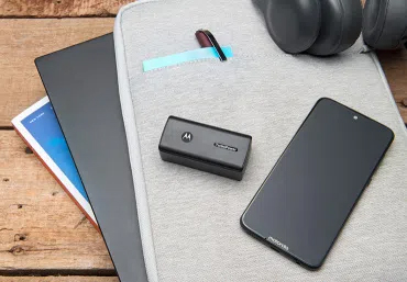 Incredibly small, but powerful so you can charge fast while traveling light.